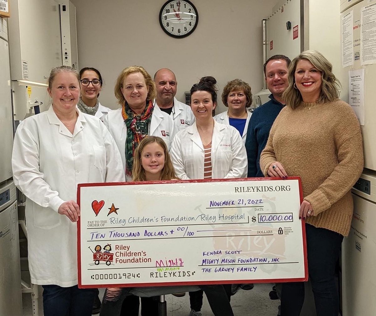 Mighty Mason Foundation, Inc. (@mightymasonfund) on Twitter photo We presented Dr. Karen Pollock and her team with $10k that was raised through our t-shirt sales and our <a href="/KendraScott/">kendrascott</a> event. Thank you to everyone who has supported us and help us keep Mason’s legacy alive #Mighty🎗 We presented Dr. Karen Pollock and her team with $10k that was raised through our t-shirt sales and our <a href="/KendraScott/">kendrascott</a> event. Thank you to everyone who has supported us and help us keep Mason’s legacy alive #Mighty🎗