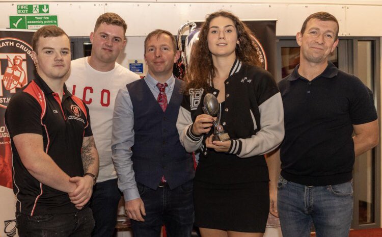 saints1890women's tweet photo. 👏 Congratulations to three Saints who came out as winners at the @ThattoRflwomen End of Season awards!

Amy Taylor - 2022 Players’ Player of the Year. 

Erin McDonald - 2022 Coaches Player of the Year.

Megan Williams - 2022 Top Try Scorer.

#COYS https://t.co/1bxGYK7iWF