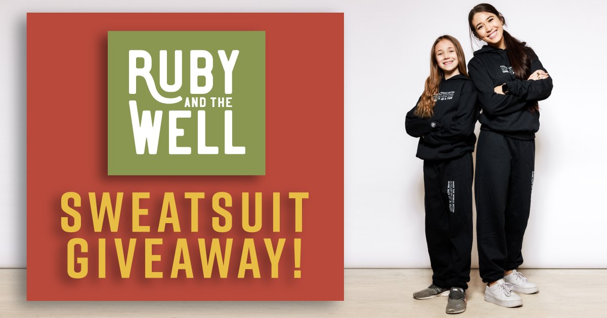 Hey Ruby and the Well fans! 👋 We only have FIVE large sweatsuits and FIVE medium sweatsuits left and we want to give them away to YOU! Head over to our Instagram to see how to enter! 👉 bit.ly/3O8APJr 👈 #RubyandtheWell #BYUtv