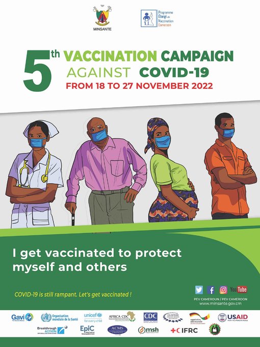Covid-19 vaccine is for everyone aged 18 and above. Even pregnant women and people living with comobidities can get vaccinated.
 
#ABCFreeCovid19 
#StopCovid19
#EndCovid22 
#StopCovid237 
@whocmr @MinsanteCMR @BloggersCM  @UNICEF