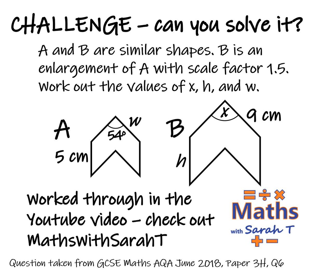 Maths with SarahT tweet media