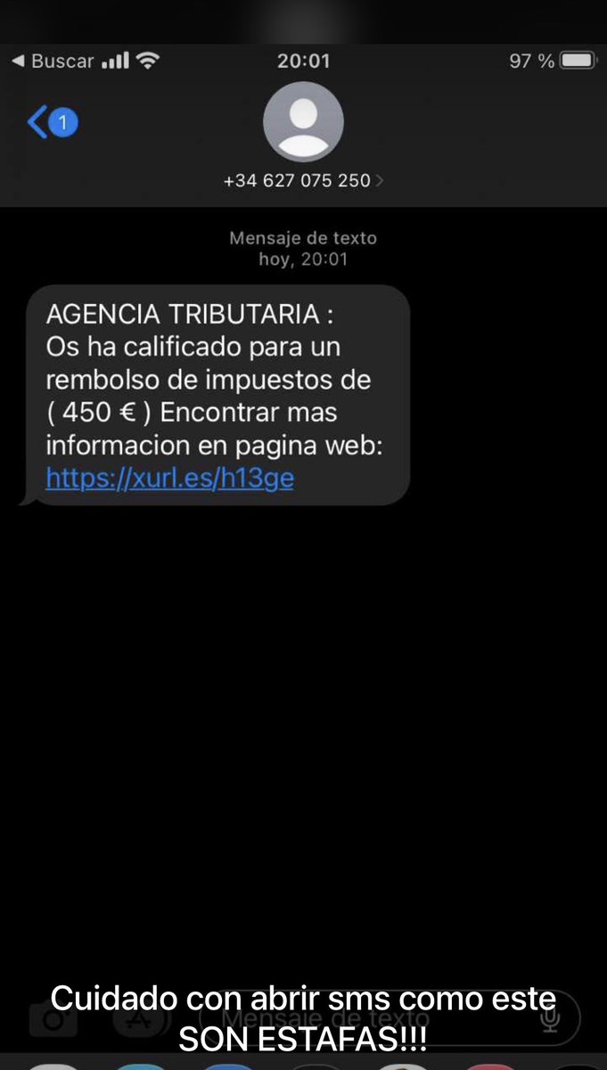 Esta semana el fraude viene con la imagen de la <a href="/agenciatrib/">agencia tributaria*:･ﾟ✧*:･ﾟ✧</a> es un suma y sigue… #estafas #phishing #cuidado
