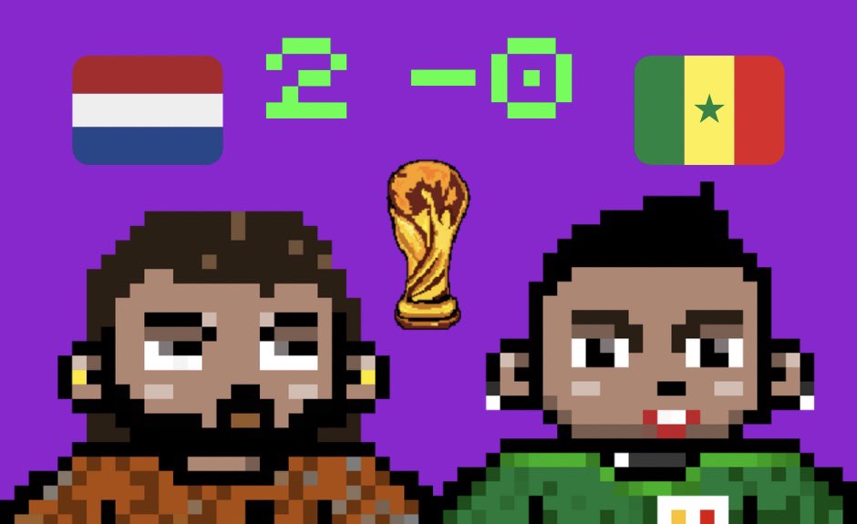 Congratulations to Team Netherlands  for their first two points this #FIFAWorldCup 🏆  

6 nations have played but no RARE all-star players minted…not long now 👀 

#LFGOAL ⚽️⚽️⚽️⚽️⚽️

#FIFAWorldCup2022 #NFTCommmunity #NFTMintAlert