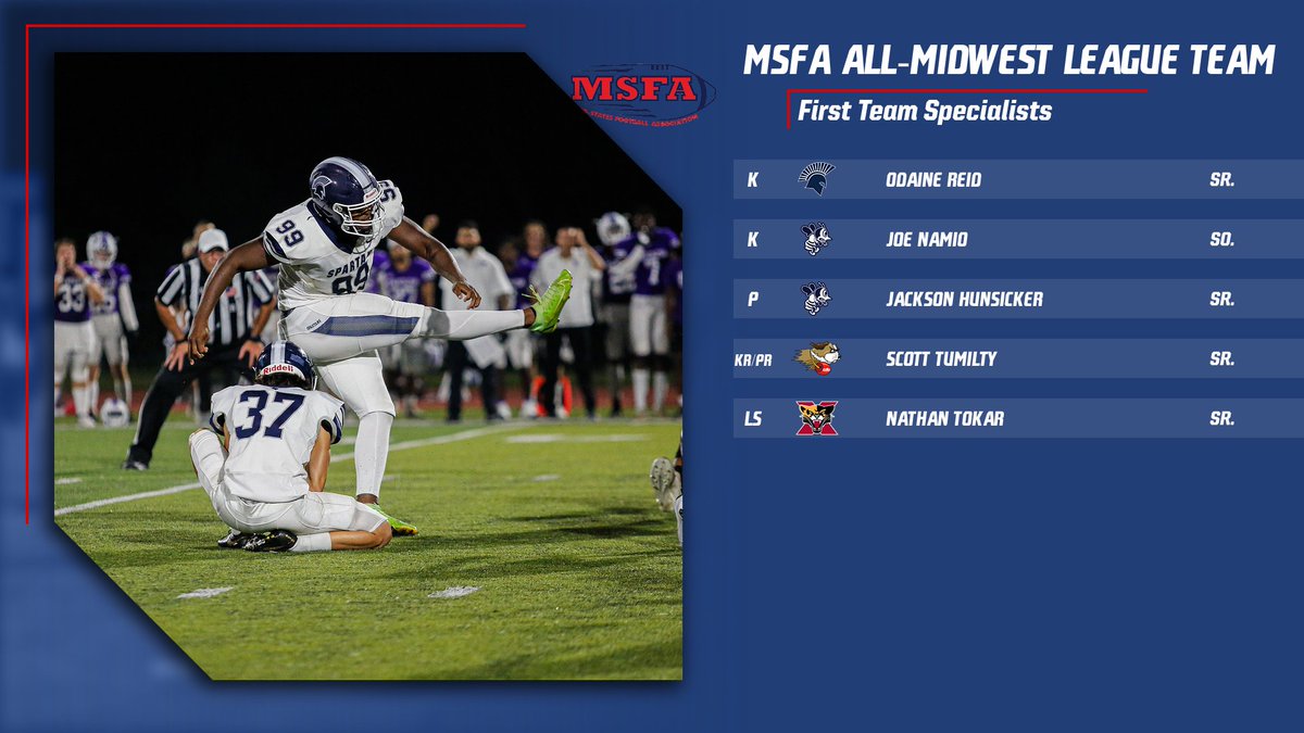 Congratulations to the members of the 2022 MSFA All-Midwest League Team!

Check out the full list of award winners: bit.ly/3TRNfXb