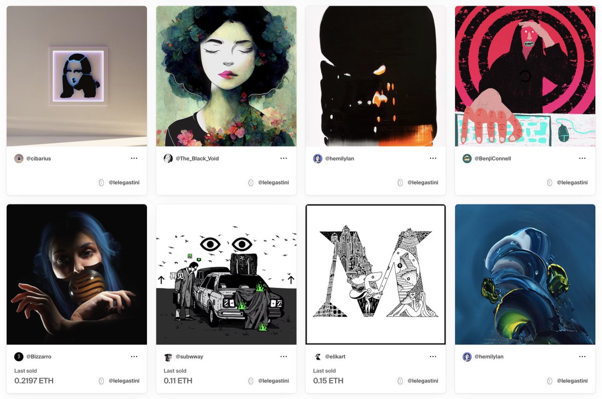 NFTs collected on FND ✨

Do you know them?
Tag the artists 👇🔥