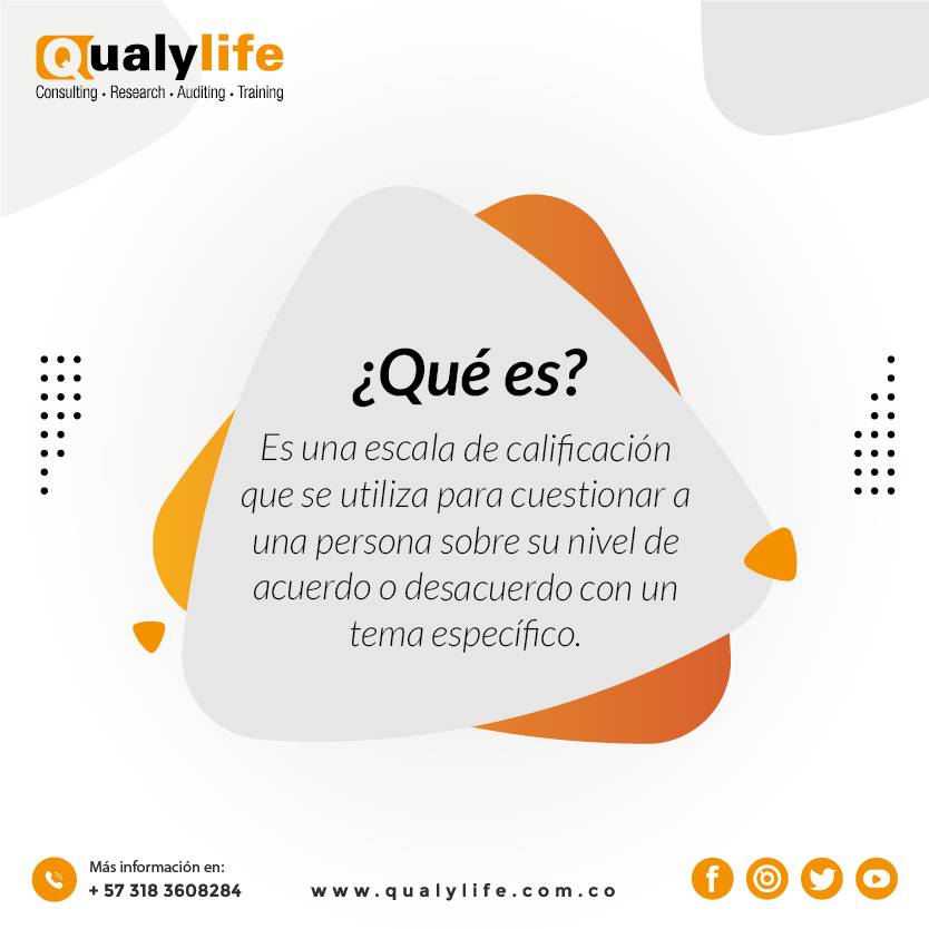 QualylifeCol's tweet photo. ¿Conoces la escala de Likert? se utiliza para cuestionar a una persona sobre su nivel de acuerdo o desacuerdo con una declaración. ¡contáctanos ahora!🥇🧐

🌐 https://t.co/Ck2LhobBSV
📲 +57 318 360 8284 https://t.co/AzfPYPPxQ9