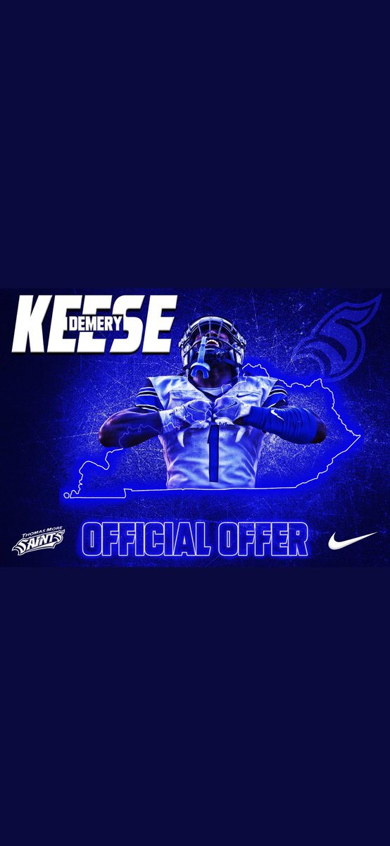 After a great conversation with @CoachFookes I am extremely bless to say I have received an offer to play at <a href="/TMU_Football/">Thomas More Football</a> 🔵⚪️thank you for the opportunity coach!! <a href="/CoachCMoore3/">Craig Moore</a>