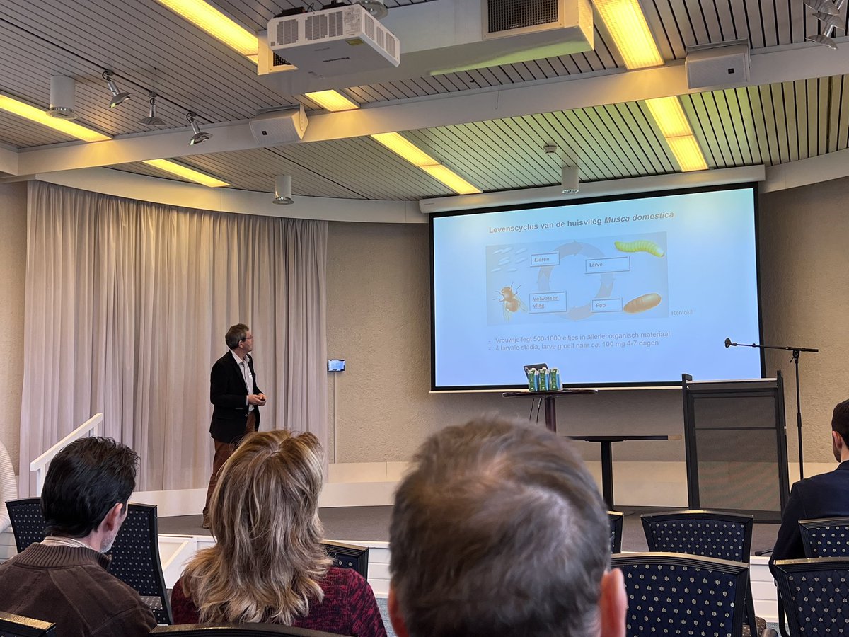 pns4593's tweet photo. Lively discussions during today’s #InsectFeed stakeholder meeting with reps from animal welfare orgs, banks, producers, farmers & university research partners. Diverse short- & long-term opportunities and ideas (on Ethics+Efficiency+Economics) were discussed @FeedInsect @WOTRO https://t.co/GxGTZpCW8p