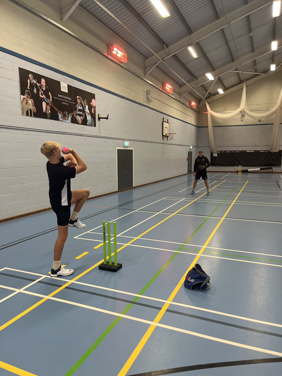 NorfolkCricket's tweet photo. 4th week of our @NorfolkCB EPP with sessions this evening on Nutrition, Strength and Conditioning followed by individual skills @Greshams_School https://t.co/zglBGNMKrz