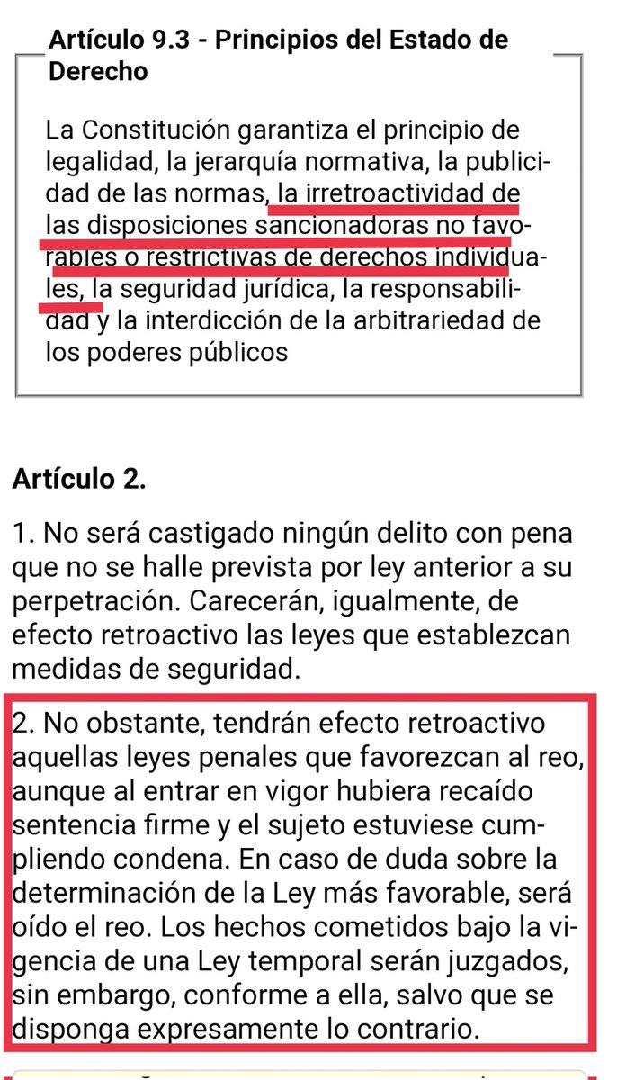 ⛔ BULO de <a href="/IreneMontero/">Irene Montero</a>. "La FGE unifica criterios para aplicar adecuadamente la Ley Solo sí es sí. Reafirma la jurisprudencia consolidada, revisión sin automatismos y observando el CP completo."

❌ FALSO: La jurisprudencia consolidada es la aplicación de la ley más favorable.