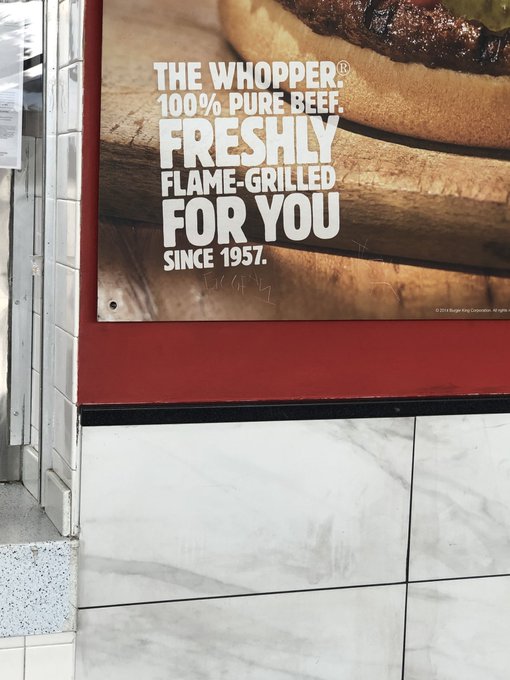 How is this whopper fresh if they&rsquo;ve been flame grilling it since 1957? (I need to sleep more) https://t<a href="/tag/themoreyouknow"class="tags"><span>#themoreyouknow</span></a>