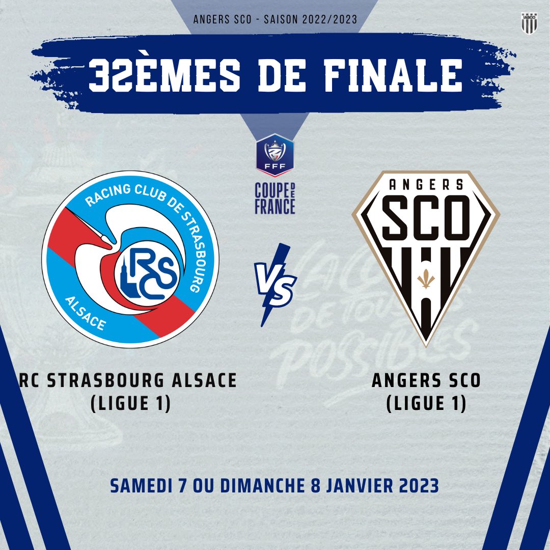 MAGNET STRASBOURG - SCO ANGERS # 1/32ième DE COUPE DE FRANCE
