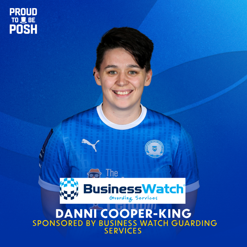 theposhwomen's tweet photo. A massive thank you to Business Watch Guarding Services for sponsoring @DanniKing93 for the 2022/23 season.

#pufc