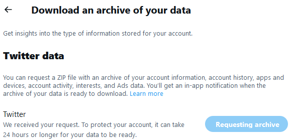 Atti Katona (@k_atti) on Twitter photo Hey @TwitterSupport
how long does it take to get the archive of my data? I want it, you know, just in case. I'm waiting since 3 days and nothing yet. cc @TwitterEng <a href="/elonmusk/">gorklon rust</a> Hey @TwitterSupport
how long does it take to get the archive of my data? I want it, you know, just in case. I'm waiting since 3 days and nothing yet. cc @TwitterEng <a href="/elonmusk/">gorklon rust</a>