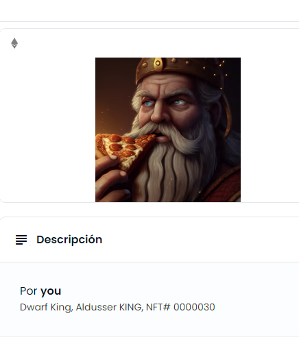 Thepizza_Power's tweet photo. this is the 30 #NFT
Name: Aldusser KING

ThePizza_Power at #OpenSeaNFT

https://t.co/v0Ll8umPGT

#NFTGiveaways #ETH #NFTs #NFTs #NFTCommunity https://t.co/6xQGtvLSeU