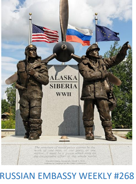 RusEmbUSA's tweet photo. ⚡️Enjoy the 2️⃣6️⃣8️⃣th #RussianEmbassyWeekly⚡️
🔗Read in full: https://t.co/KdPme3Qqne https://t.co/XDHtZEvTBh