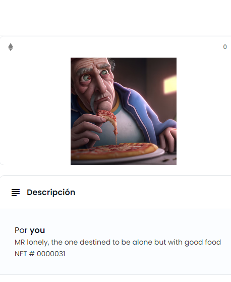 Thepizza_Power's tweet photo. this is 31 #NFT
Name: MR lonely

ThePizza_Power at #OpenSeaNFT

https://t.co/v0Ll8umPGT

#NFTGiveaways #ETH #NFTs #NFTs #NFTCommunity https://t.co/5bC6xS2gvT