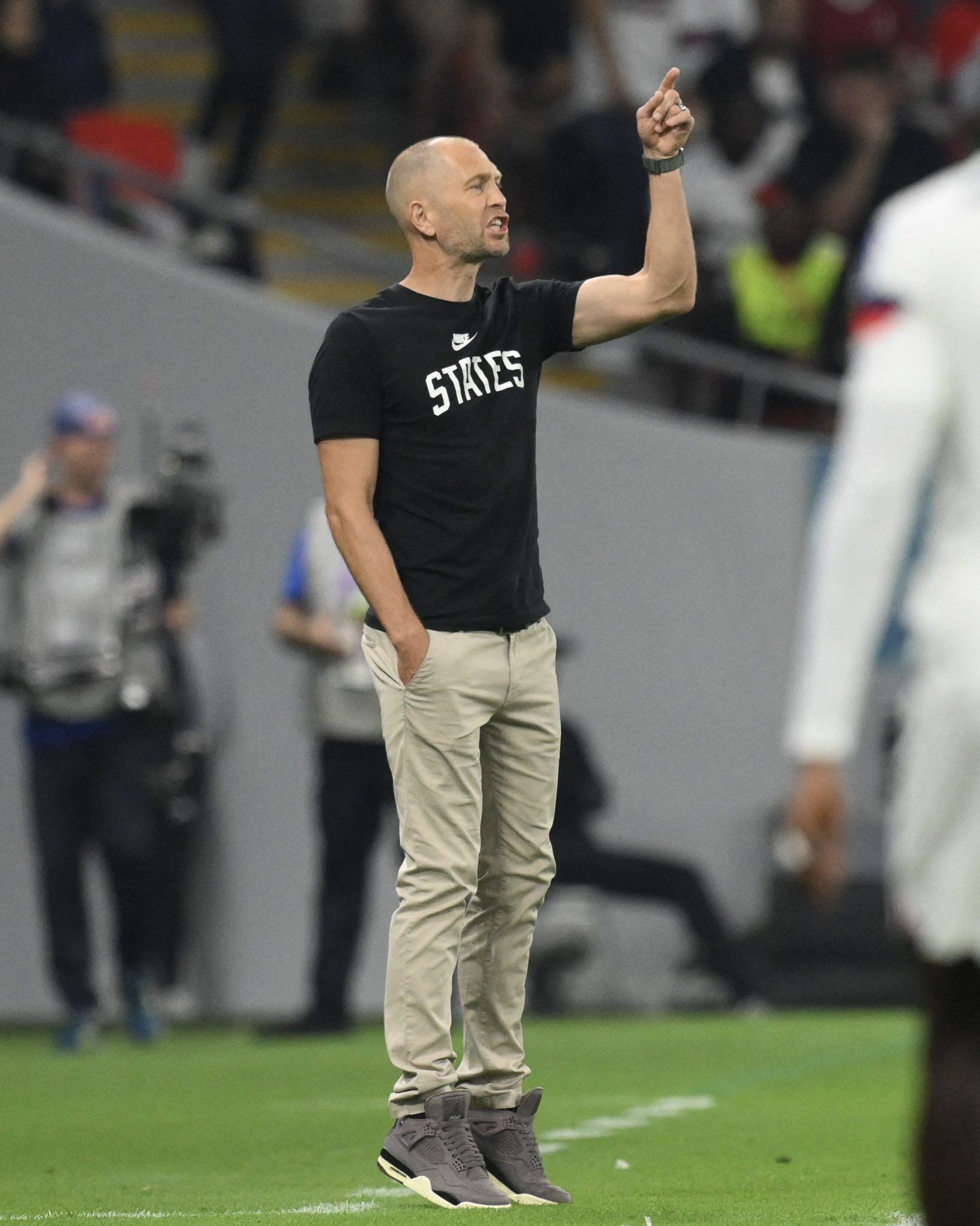 B/R Football on X: Gregg Berhalter rocking Jordans on the