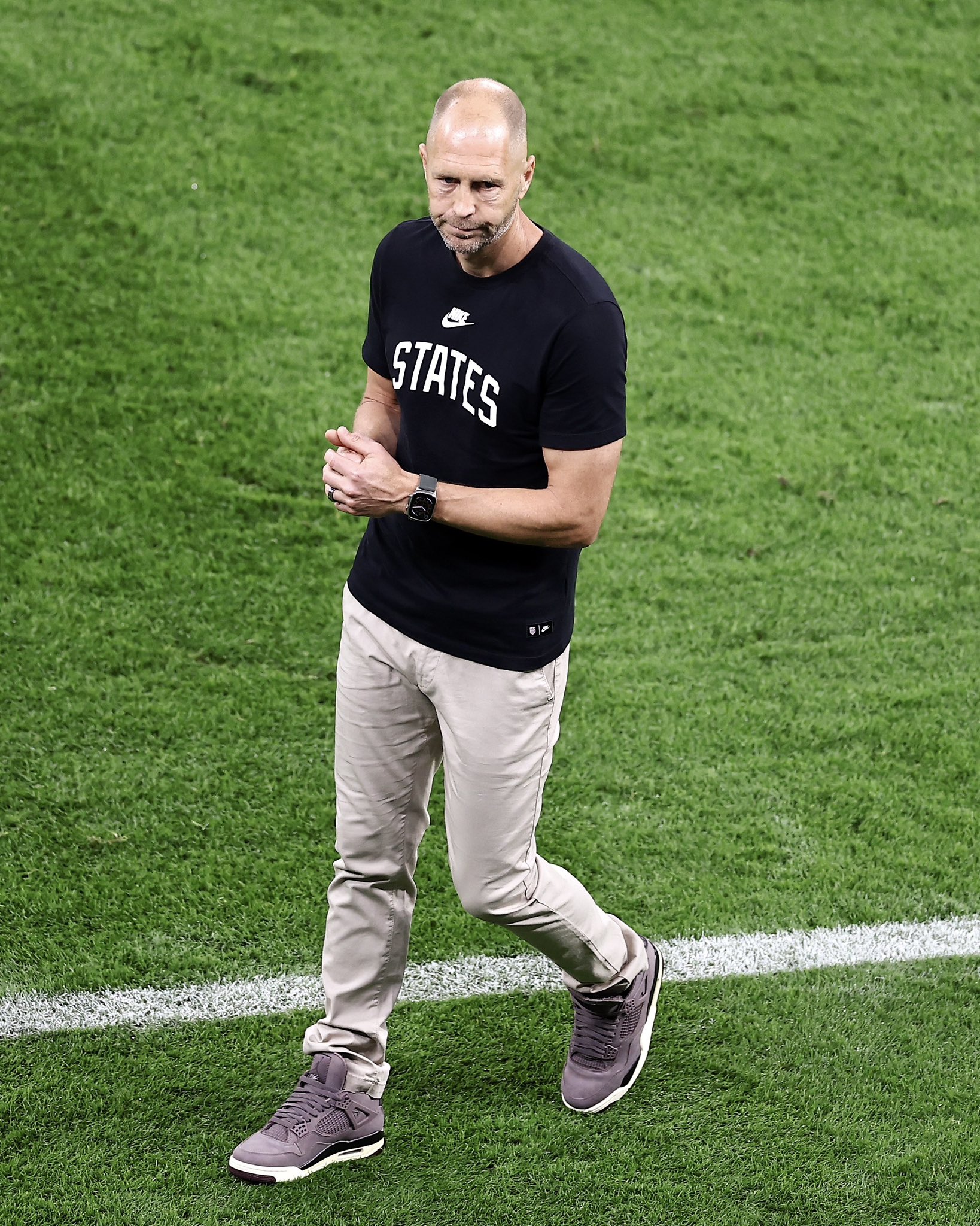 B/R Football on X: Gregg Berhalter rocking Jordans on the