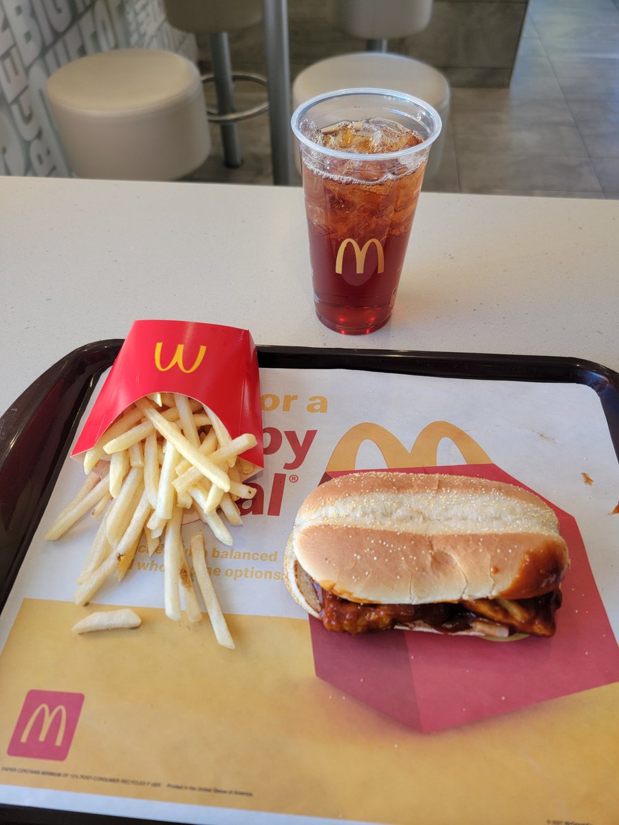 Dan Campbell on Twitter "10th McRib meal for McRib season. McDonalds