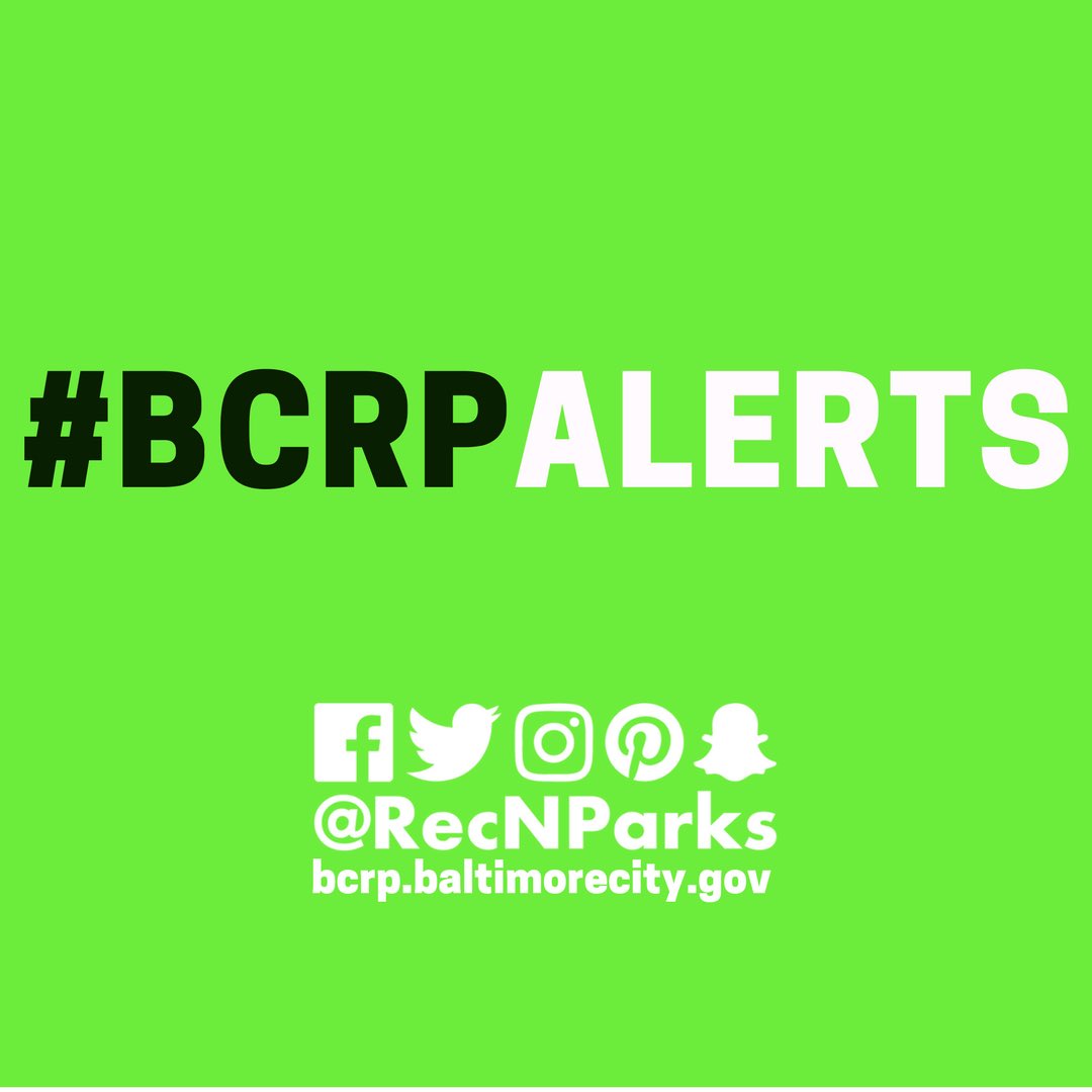 #BCRPAlerts (11/21): Due to maintenance issues, Mt. Royal recreation center will be closed on Friday (11/25), and will reopen on Monday (11/28).