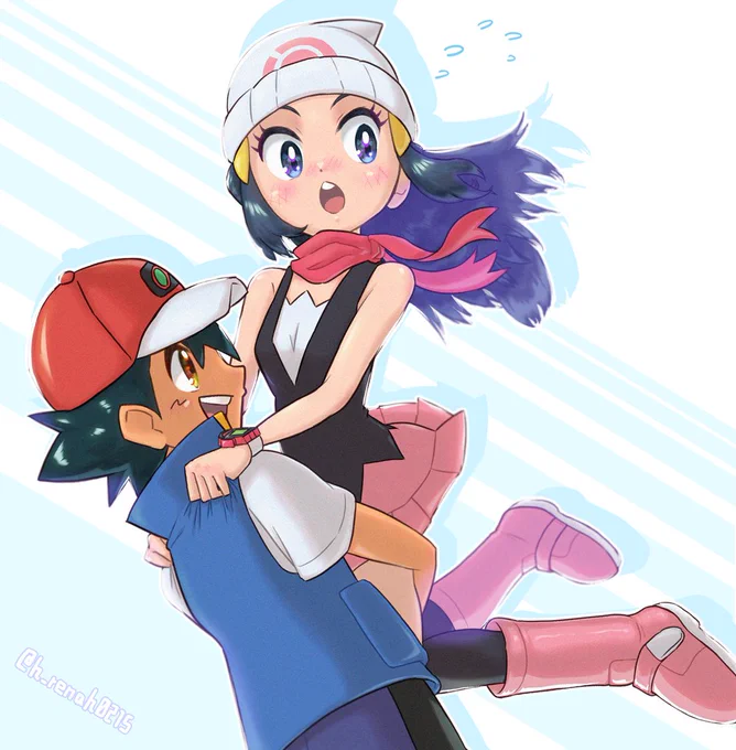 #いい夫婦の日 という事でサトシの嫁候補たち再K#アニポケ #anipoke 