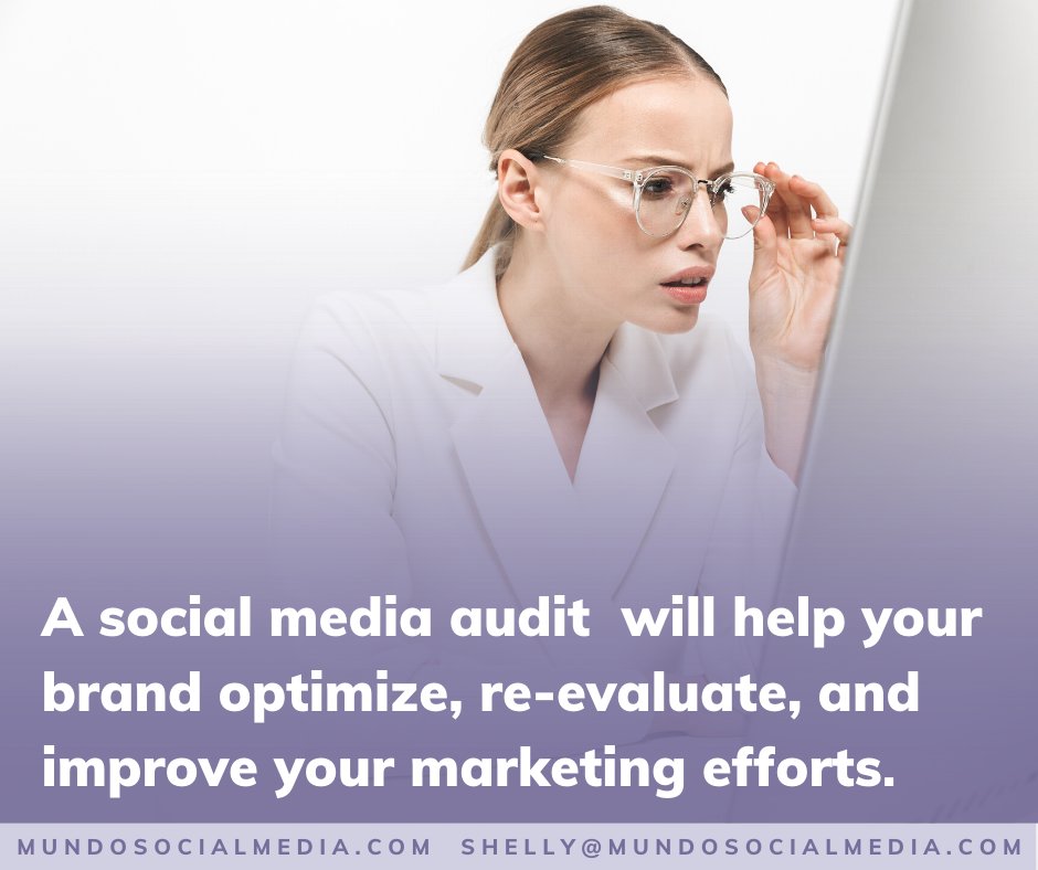 Do you feel like your digital efforts are taking you nowhere? A #SocialMedia audit might be all that you need! We provide consulting services to help small businesses optimize their #marketing strategies. Contact us at shelly@mundosocialmedia.com! - mundosocialmedia.com