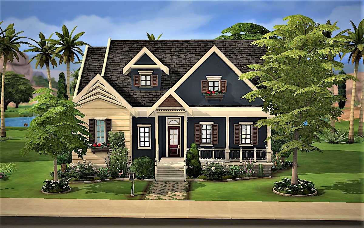 TrimbleTwist's tweet photo. My second under 15k series 3/2 #basegame family home is now on #TheSims4 gallery. Cute, cozy and ready to move in. Enjoy! #TheSims #Sims4 #ShowUsYourBuilds @simsfederation @TheSimmersSquad @simsnationmag @SimJammers https://t.co/hGMU9DTchf