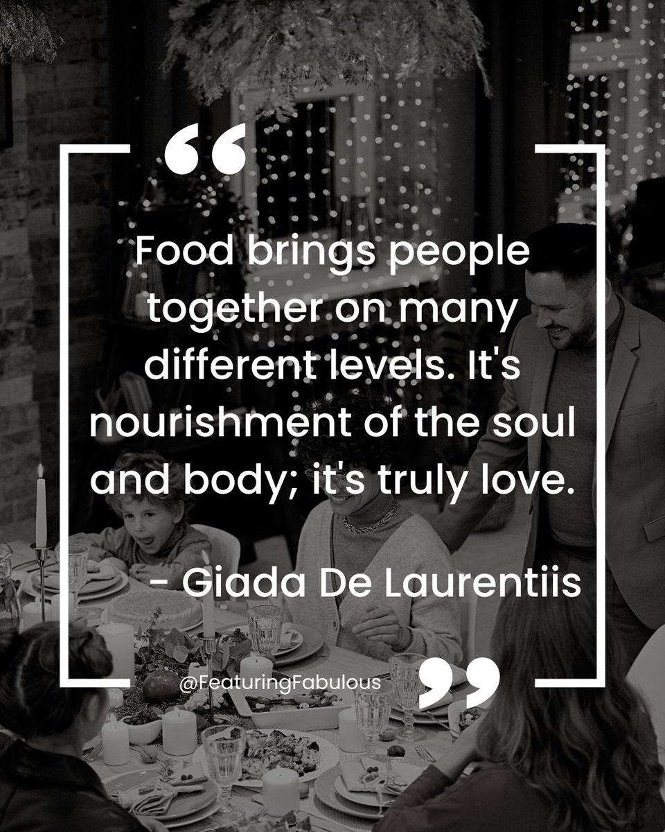 FeaturingFab's tweet image. We are coming up on a day surrounded by food and its important to remember that while we all gather to eat and give thanks, we are also given the opportunity to unwind, slow down and truly appreciate what our lives have to offer not only us but those around us.