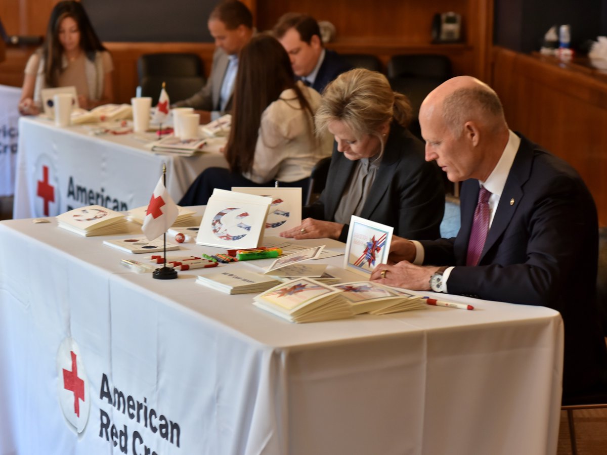 RedCross's tweet photo. We ❤��� our active duty service members! 

Many of these heroes will be missing their loved ones this holiday season, which is why we hosted our Holidays for Heroes program at Capitol Hill last week. Legislators &amp; staff joined us in writing cards to bring a little joy &amp; comfort. https://t.co/Pdz1Nus80Y