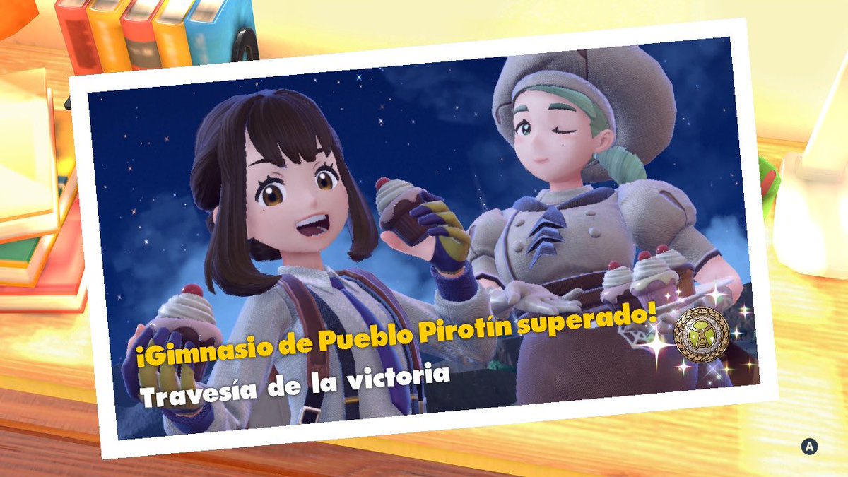 noelleXCII's tweet photo. ¡Superado el primer gimnasio! ¿Qué tal vosotros? #PokemonEscarlataPurpura https://t.co/a1fD4VOJLq