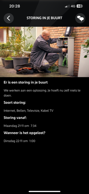 akluiten's tweet photo. @VandenBoorne @ZiggoWebcare Hier ook in Velp drama !!! Oplos tijd wordt iedere keer opgeschoven... :-( https://t.co/um0E56Ai0b