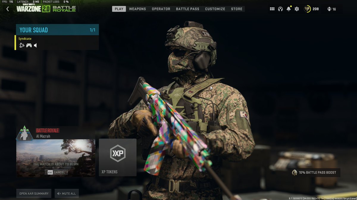 Syndicate's tweet photo. Is it really necessary to endure 20 seconds of hellish screeching, screaming and white static noise at the start of every Warzone Game?! @InfinityWard PLZ. https://t.co/ik0o67yxYW