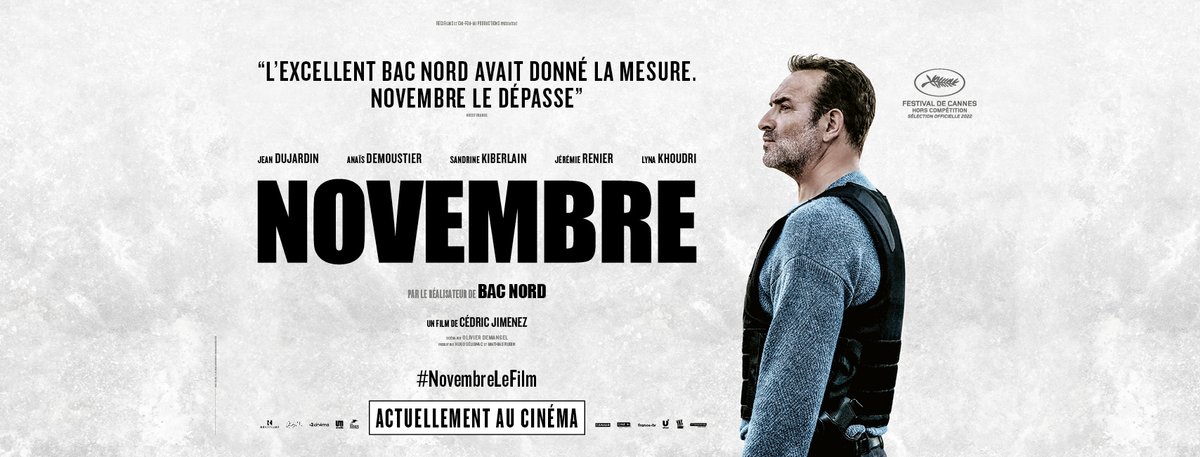 boxofficefr's tweet photo. ⚫️ Enorme performance pour @CedricJimenez : son dernier film #Novembre vient de dépasser, avec 2,226 millions d'entrées au terme de son 7ème Week-End, son précédent #BacNord qui avait été un très gros succès en 2021. cc @StudiocanalFR #NovembreLeFilm https://t.co/A7IyHv3YWF