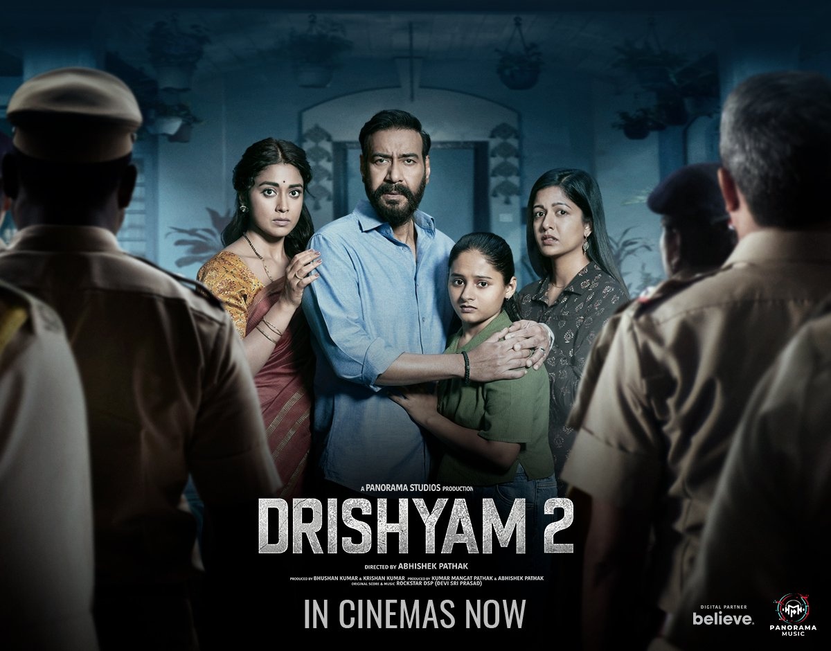 What a shocking CLIMAX 💥 
Cast,Screenplay, Direction, performance, BGM. Super thrill 
M-A-S-T-E-R-P-I-E-C-E-S 👌
#Drishyam2Review 
#Drishyam2 🔥
@ajaydevgn 
@AbhishekPathakk 
@ThisIsDSP