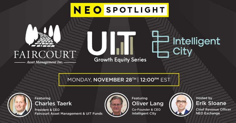 CboeCanada's tweet photo. Today: join us as we catch up with UIT Growth Equity for the scoop on their latest #privateplacement offering - UIT Venture Capital Series Intelligent City LP, available now on #NEOConnect.
To register: