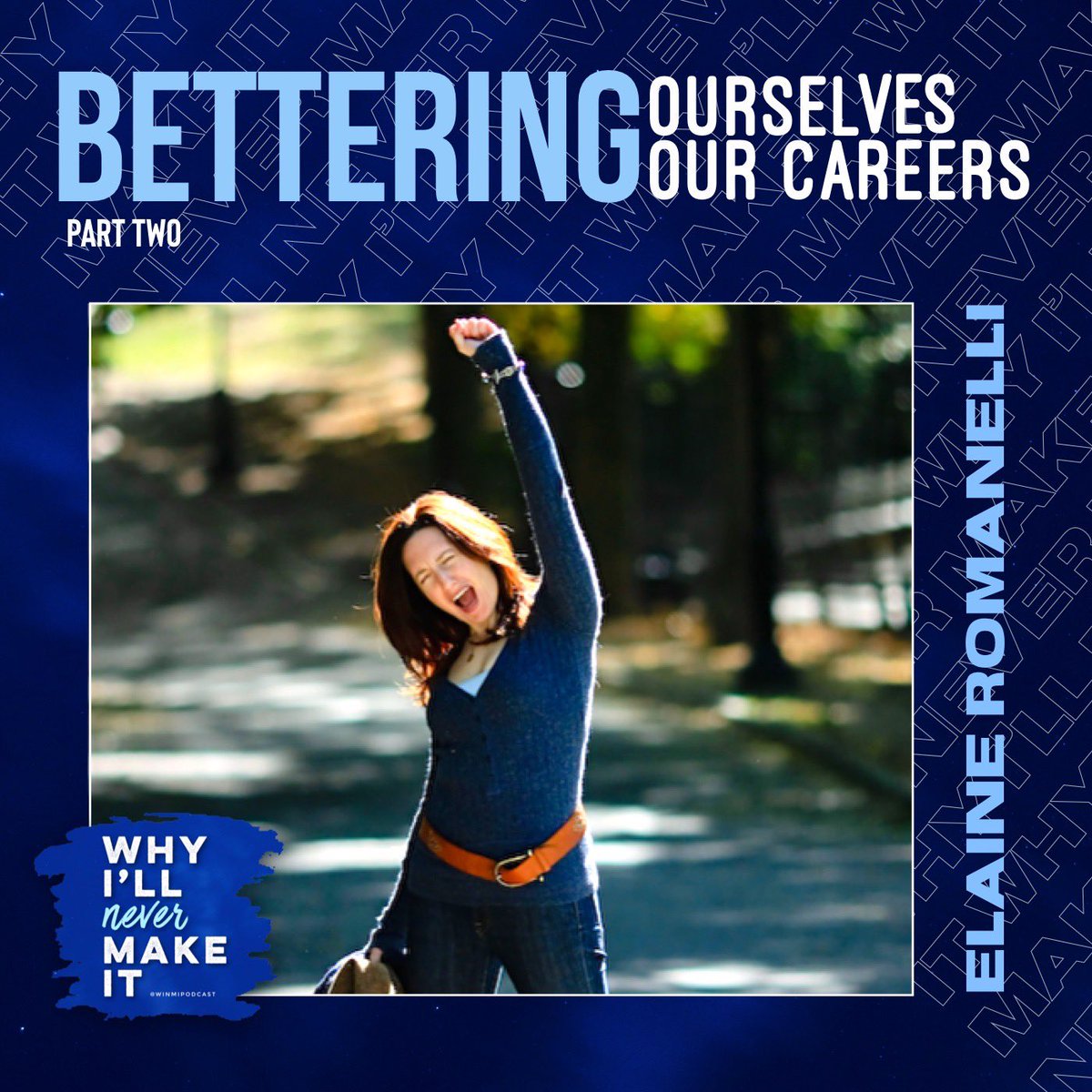 Check out my discussion with Elaine Romanelli about handling self-doubts and criticism as a performer #actorslife #theaterpodcast

whyillnevermakeit.com/e/elaine-roman…
