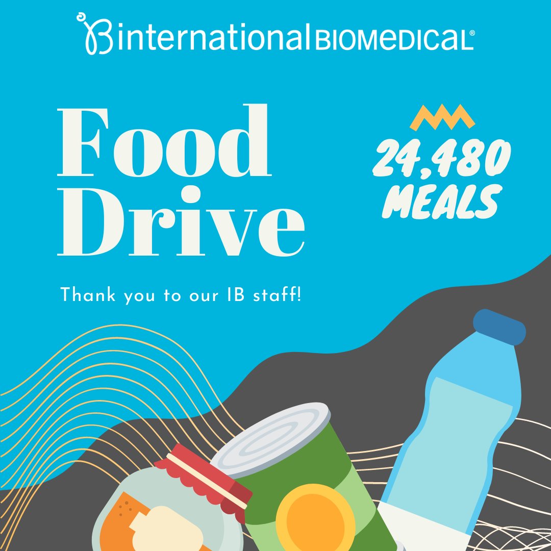 Thank you to our IB staff for a fantastic food drive this year! We were able to raise food and funds to provide almost 25,000 meals to families in need! We are proud to make a difference by being annual supporters of the Food Bank here in Austin. <a href="/CTXFoodBank/">CentralTexasFoodBank</a> #FoodDrive #ATX #IB