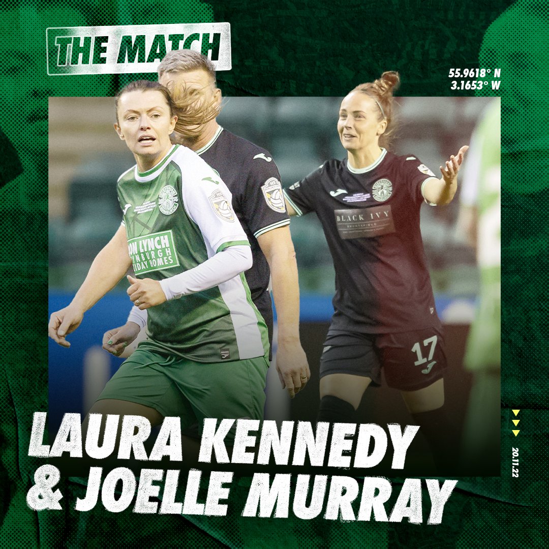 Laura Kennedy &amp; <a href="/JLMurray17/">Joelle Murray</a> -  the 𝗳𝗶𝗿𝘀𝘁 Hibernian Ladies players to play in a mixed Hibernian team 💚👏