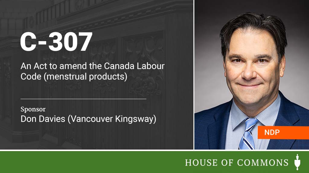 HoCChamber's tweet photo. .@DonDavies introduced Bill #C307 in the #HoC.
The full text of the Bill will be available later today: https://t.co/13x4T6TPOC https://t.co/0ZFsrR97V9