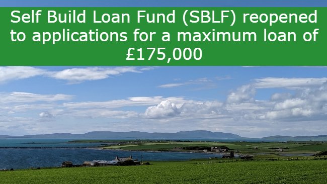 The <a href="/scotgov/">Scottish Government</a> has reopened the Self Build Loan Fund from 21 November 2022, providing £6 million to assist self-builders finance the construction phase of their home.

<a href="/CHTScotland/">Communities Housing Trust</a> will administer the Fund - find out more at ruralnetwork.scot/news-and-event…