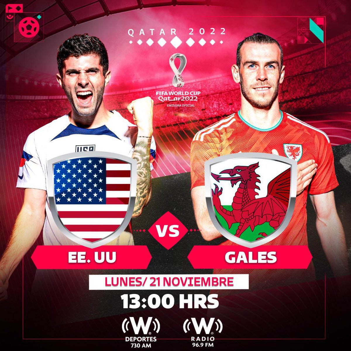 deportesWRADIO's tweet photo. ⏱️ 63' ¡GALES DOMINA LA SEGUNDA  MITAD!

Con amplia posesión, el conjunto europeo llega continuamente al área rival, pero sin la contundencia que les permita emparejar el marcador.

🇺🇸1️⃣🆚0️⃣ 🏴󠁧󠁢󠁷󠁬󠁳󠁿

📻 730 am
🔴EN VIVO
📱 App Wdeportes GRATIS
👉🏻https://t.co/OxsdUrtKEr https://t.co/KRBoA375uQ