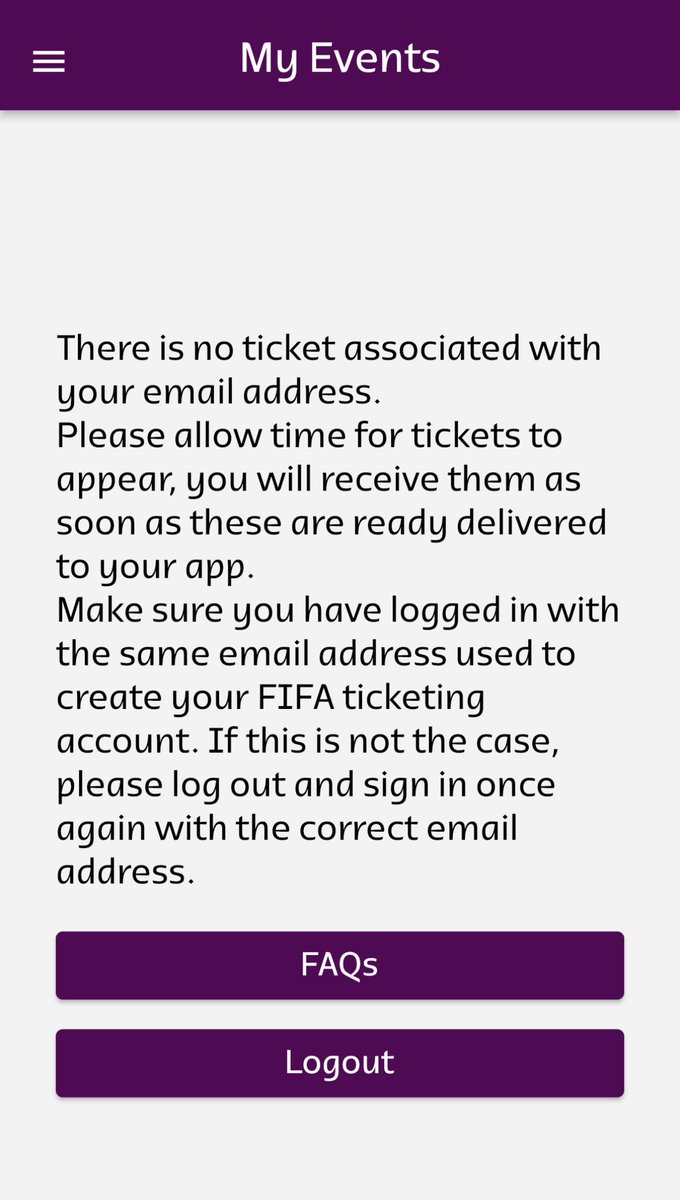 PrznNaz's tweet photo. #FIFAWorldCup #QatarWorldCup2022 #FIFA @FIFAWorldCup still no tickets on the app..! https://t.co/9QLYasZMQq