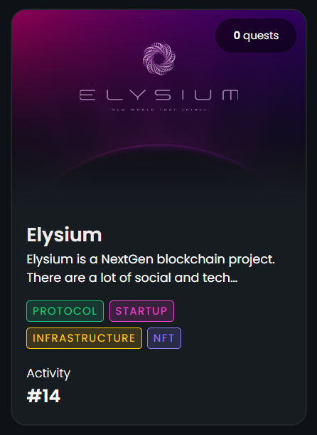 elysium_chain's tweet photo. Our #Crew3 is in top 15! 🥳🚀

Don't miss the opportunity to join - https://t.co/eFzundDaZ2

(Don't look at 0 quests, there are actually more than 50 of them)

#ElysiumChain #blockchain #Crypto #Community #communitygrowth https://t.co/R0aLfcBSpt