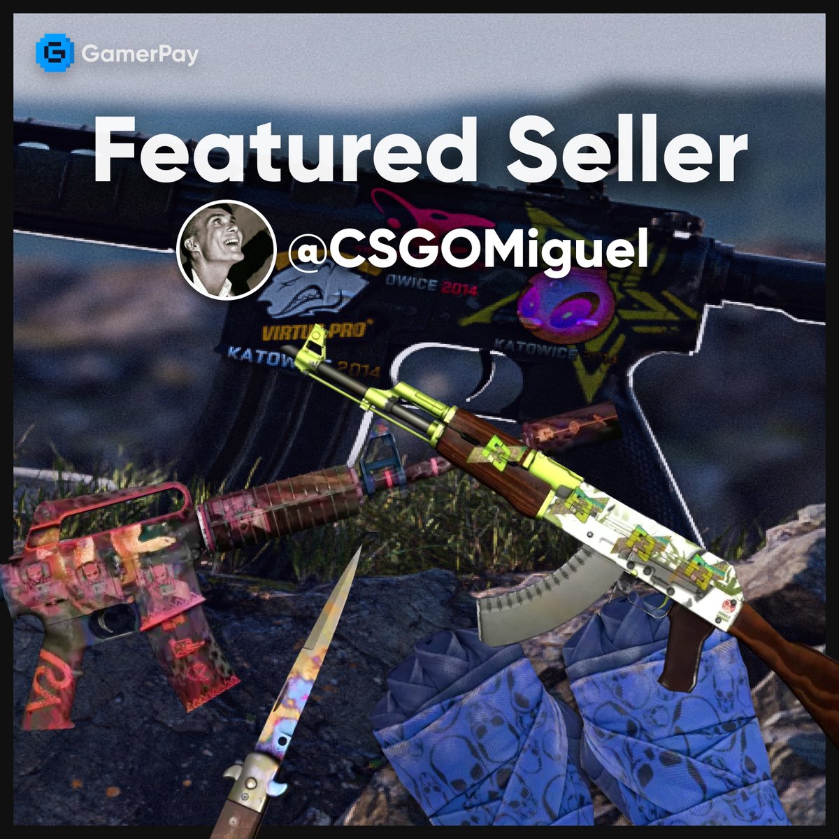 GamerPayGG's tweet image. ⭐️ Featured Seller: @CSGOMiguel ⭐️

Miguel is relatively new in the community, but has quickly eastablished himself as an excellent trader! 💪
He profits from nearly every move... He must be a Shelby or something #IYKYK 😮

Check out his shop in the comments 👇