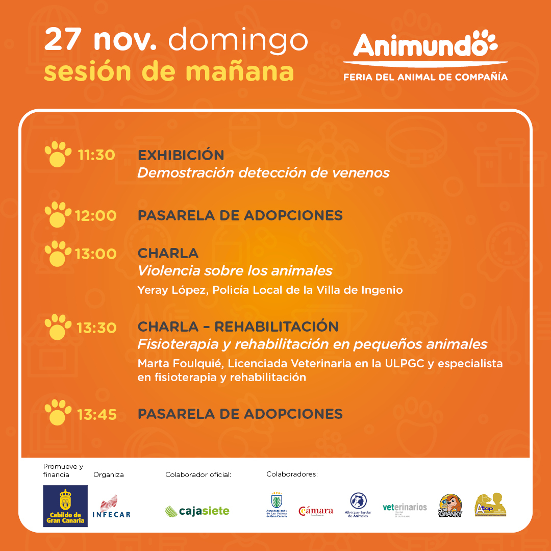 infecar's tweet image. Descubre todo lo que te espera en la 5ª edición de #Animundo 🐶🐱, la Feria del Animal de Compañía:

🐶 Conoce los productos y servicios de los expositores para el cuidado responsable de nuestros fieles amigos.
