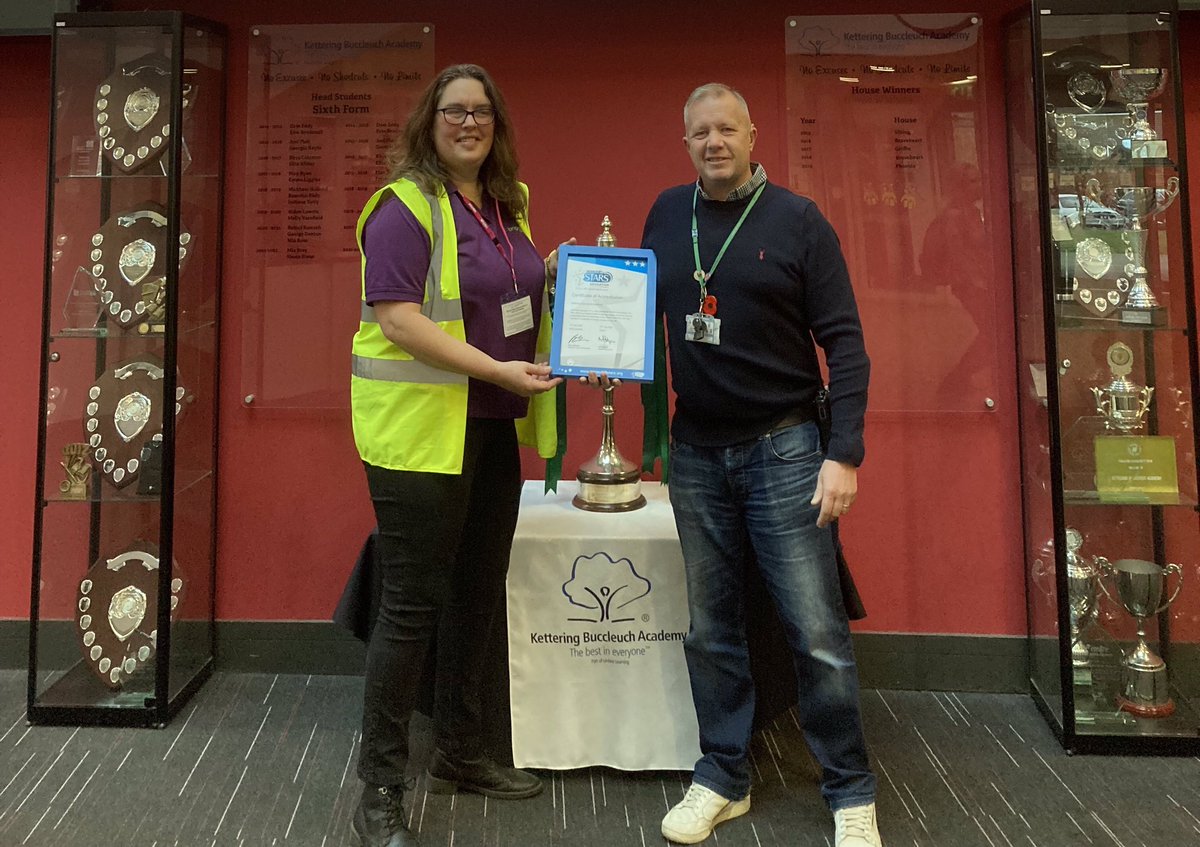 <a href="/KBuccleuchA/">KBA</a> <a href="/TeamModeshift/">Team Modeshift</a> <a href="/BrightwayzUK/">Brightwayz</a> Proud to be the first secondary school in the county to be awarded the silver modeshift stars award, thank you to Alison and the team at Brightwayz for their support.