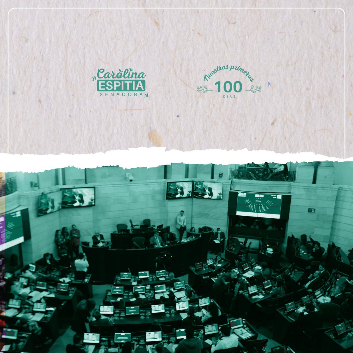 CaroEspitiaJ's tweet photo. ⚖️✍🏼 Con el compromiso adquirido al representarlos en el @SenadoGovCo, les presentamos los resultados de nuestro trabajo legistaltivo como ponentes de la #ReformaTributaria. ¡Seguiremos trabajando con más fuerza! https://t.co/IS83RXAOZe