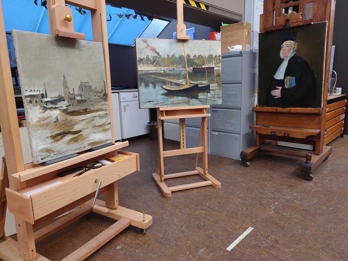 NMWPrevCons's tweet photo. #ManetManetManet. #paintingsconservation #technicalexamination @SF_Conservation @NatMuseumArt https://t.co/4OuiNdd7x2