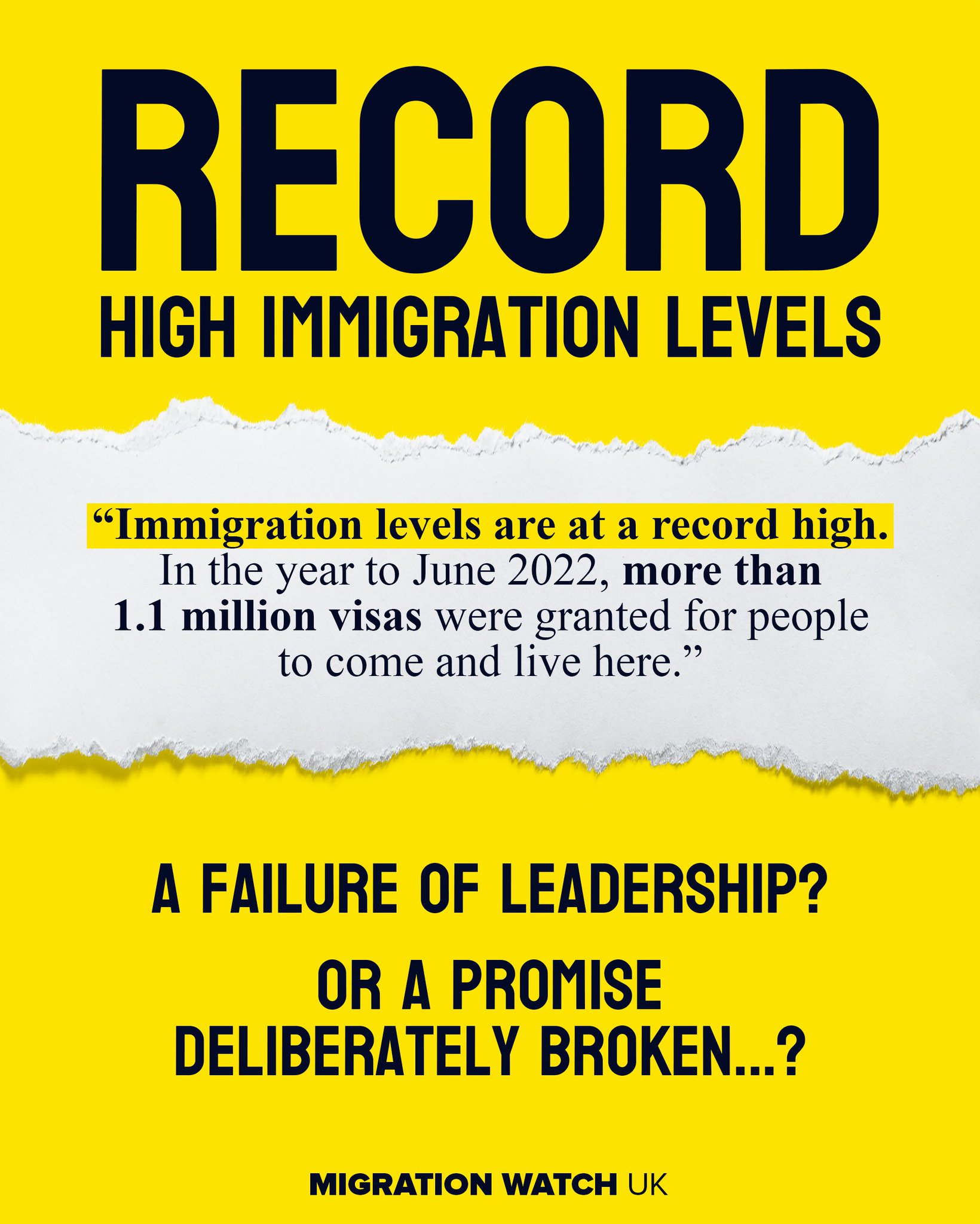 never trust a tory pledge to end mass immigration on Twitter https//t.co